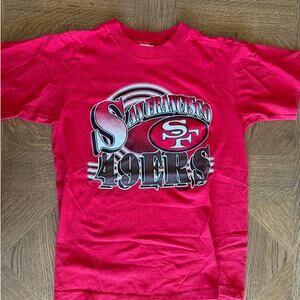 Vintage 90s San Francisco 49ers Trench Ultra T Shirt NFL Single Stitch
